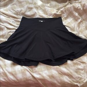 Black CrissCross Twirl Skort